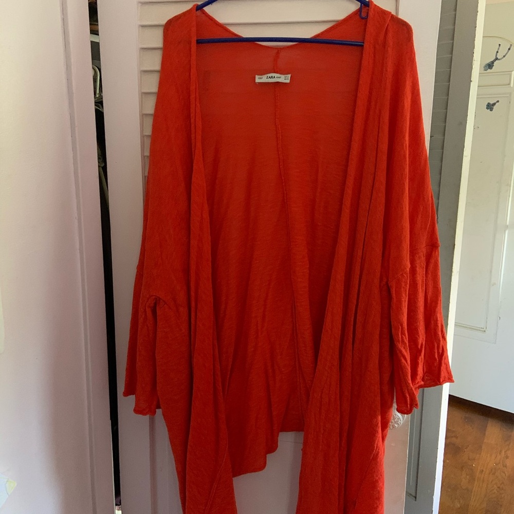 Zara Knit Draped Cardigan